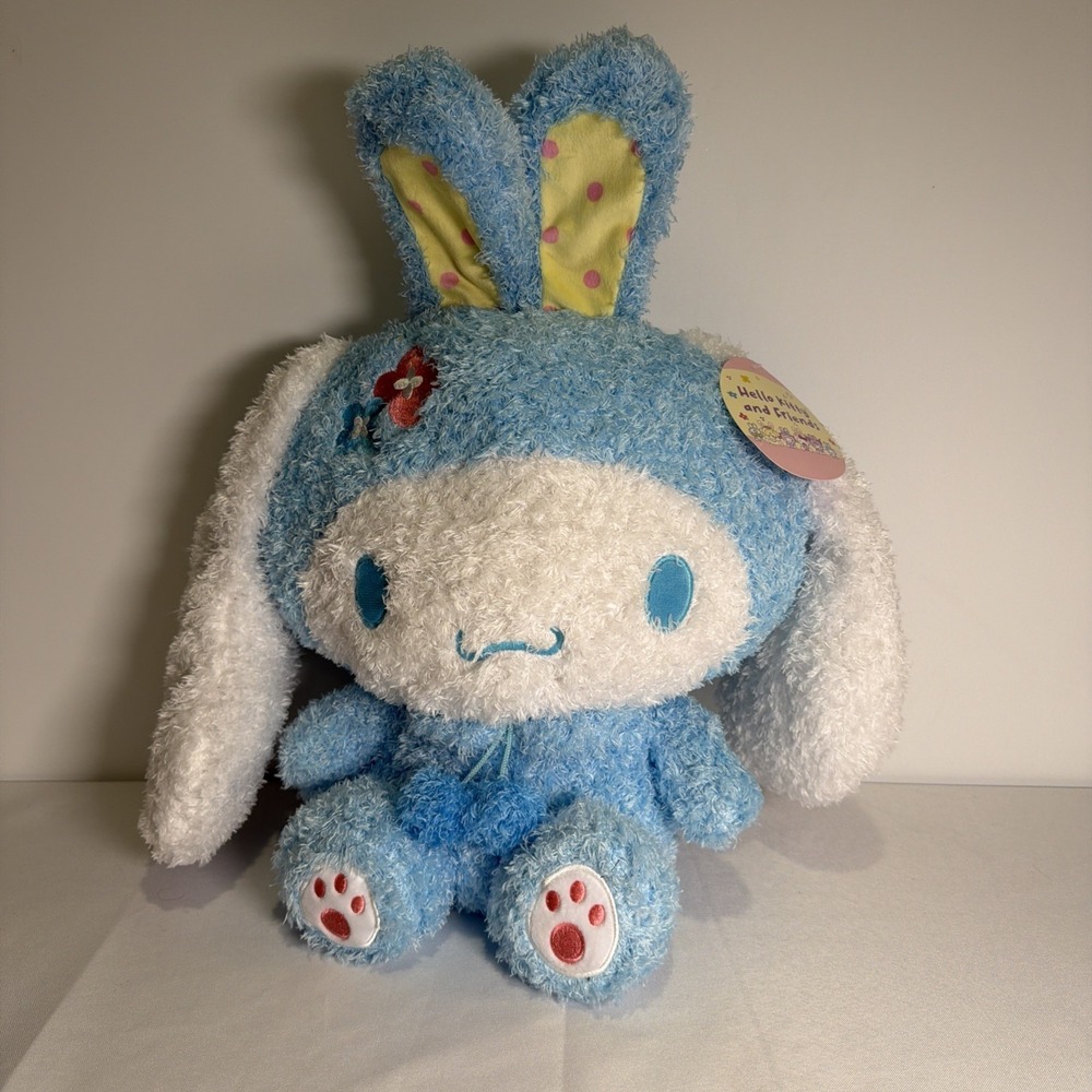 @@***NWT - Sanrio Cinnamoroll Blue Easter Rabbit Large Plush ***@@